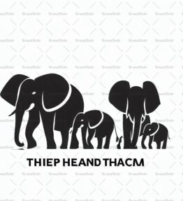 Herde afrikanischer Elefanten